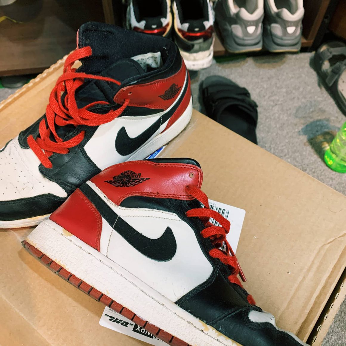 2008년 중고로 구매한 나이키 에어 조던 1 블랙토 / PHOTO BY 전수빈