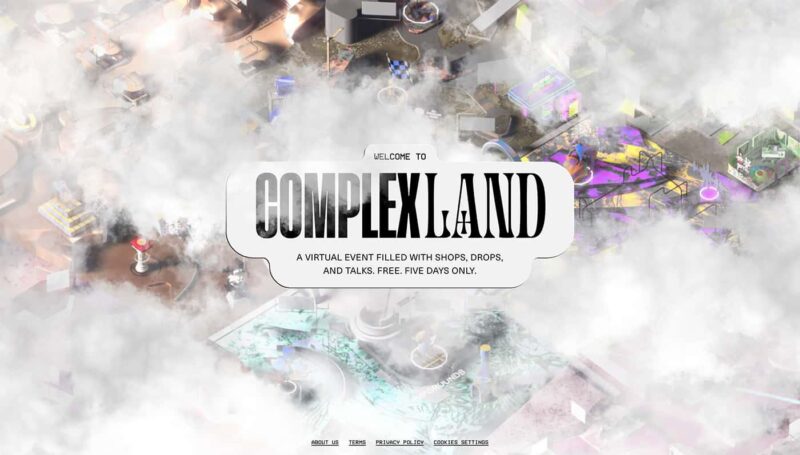 메타버스 컨셉을 도입한 온라인 이벤트 컴플렉스랜드 2020(COMPLEXLAND 2020) 1