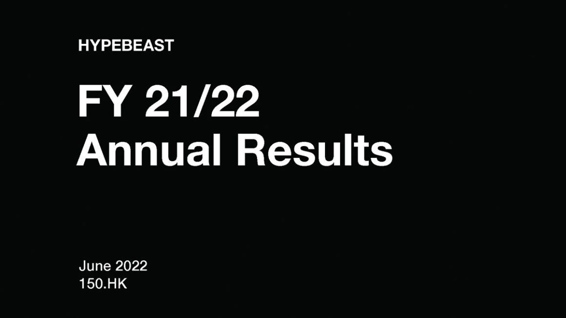 하입비스트 그룹 2022년 실적 보고 HYPEBEAST.LTD FY 2022 Annual Results