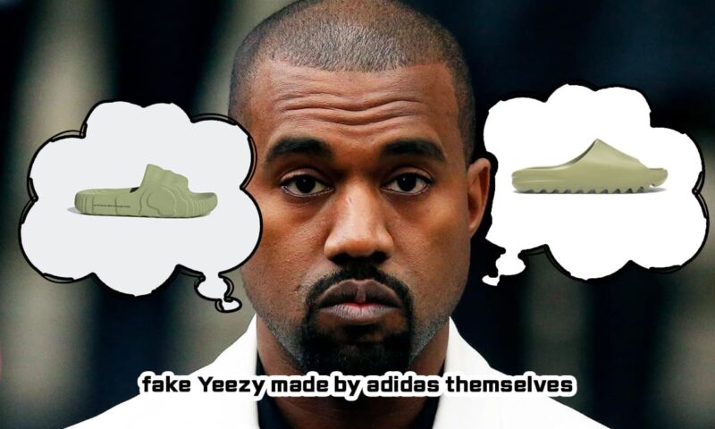 아딜렛 22에 불편한 기색을 드러낸 칸예 웨스트 Kanye West and adidas adilette 22