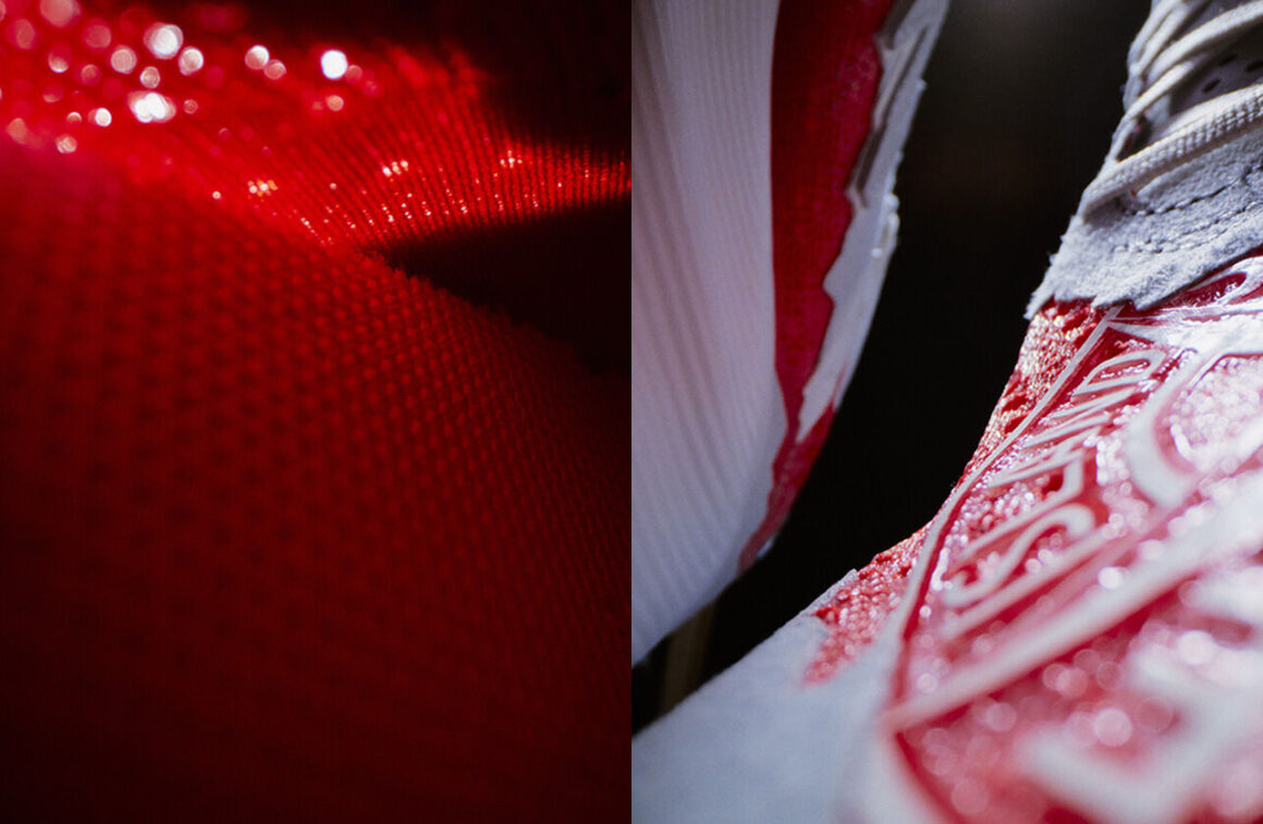 스톤 아일랜드 x 뉴발란스 퓨엘셀 RC 엘리트 V2 디테일(Stone Island x New Balance Fuelcell RC Elite V2 detail)