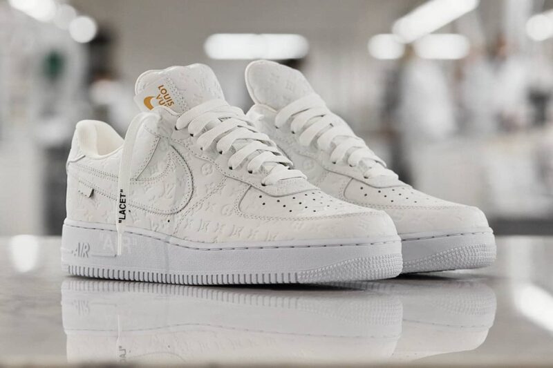 루이 비통 x 나이키 에어 포스 1 제작 과정 Louis Vuitton and Nike Air Force 1 Making