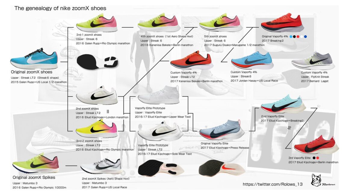 the genealogy of nike zoomX Shoes
