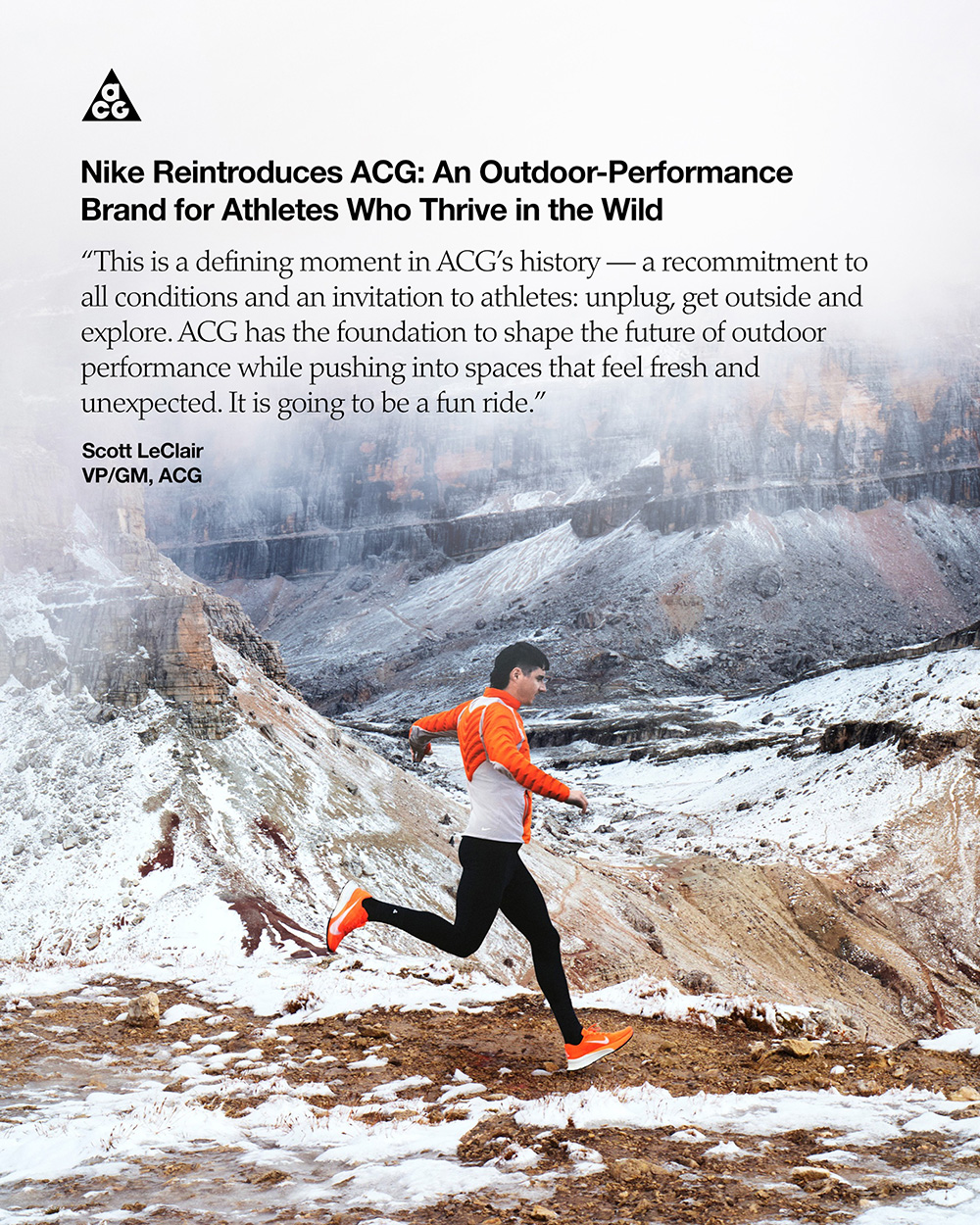 Nike Reintroduces ACG/나이키 ACG는 왜 더 이상 질문하지 않는가