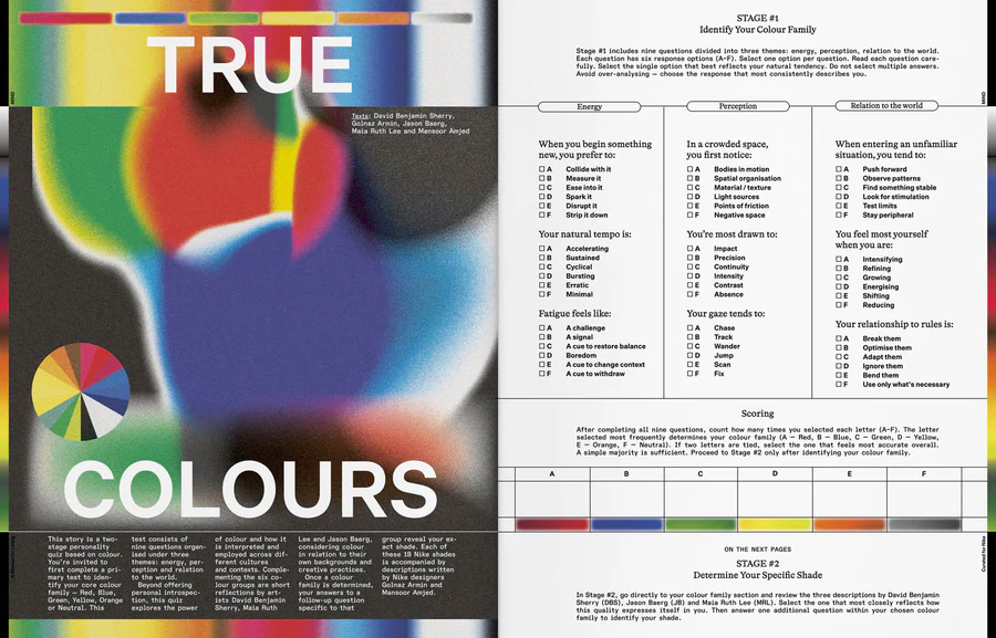 A Manual For Living Curated for Nike