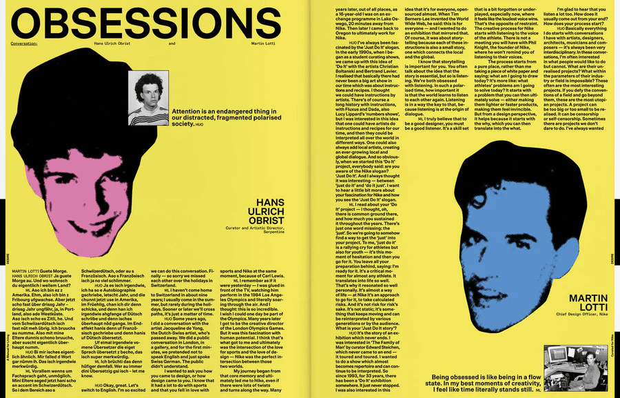 A Manual For Living Curated for Nike