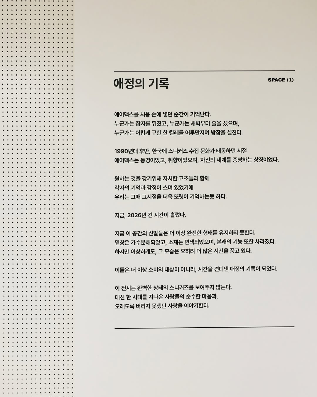컬렉터 17인의 눈물 고인 스니커즈 아카이브 «카시나 냉동 코퍼레이션(KASINA FROZEN CORPORATION» 16