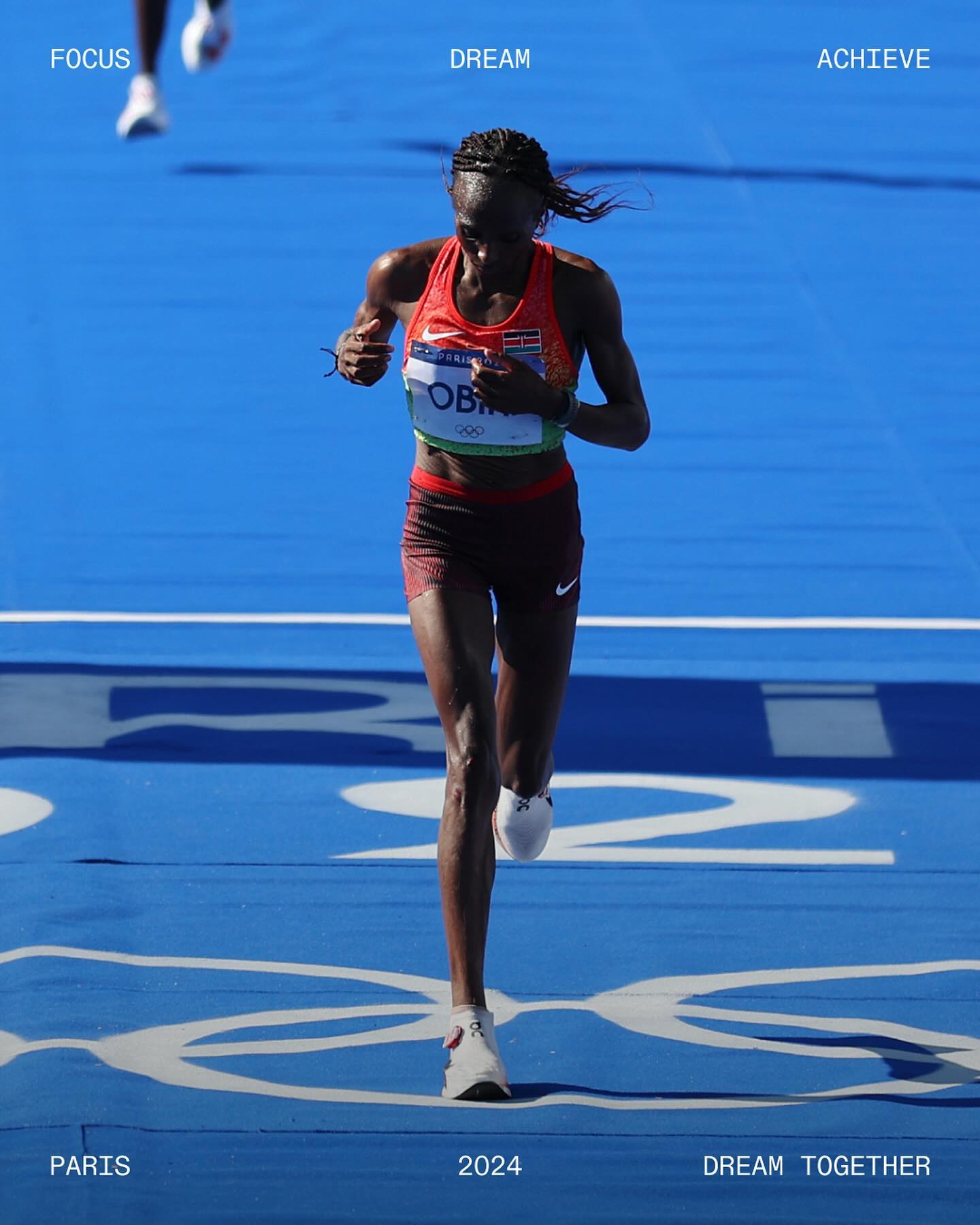 Hellen Obiri 2024 Paris Olympics Marathon LightSpray Cloudboom Strike